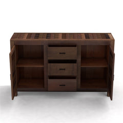 NIRVANA Reclaimed Timber Sideboard Chocolate Brown 150x40x90 cm