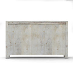 NIRVANA Reclaimed Timber Sideboard Whitewash 150x40x90 cm