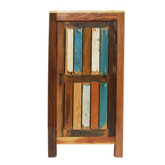 Nirvana reclaimed Mini timber cabinet vanity 40x40x90cm