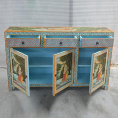 Krishna Hand Painted Sideboard