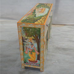 Krishna Hand Painted Sideboard