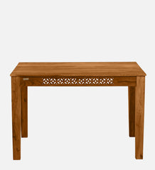 Shanti Surprise Sheesham Wood 4 Seater Dining Table In Scratch Resistant Rustic Teak Finish