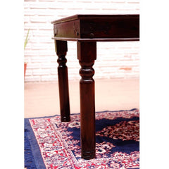 Mogra Antique Brass Work Fusion Dining Table Set, Desire Of Ethnic Art From Jodhpur