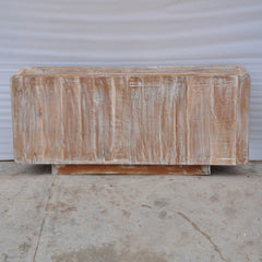 SALVAGE Reclaimed Timber Sideboard Buffet Hutch White 180x40x90cm