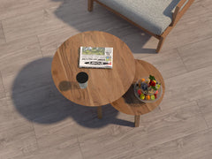 Gfine Coffee table set of two made of solid acacia wood