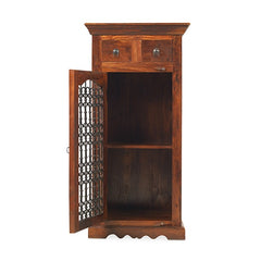 Takat Metal Jali Natural Indian Hi-Fi/DVD Player Cabinet