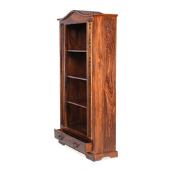 Takat Metal Jali Natural Indian 4 Shelf Bookcase