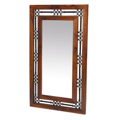 Takat Metal Jali Natural Indian Mirror