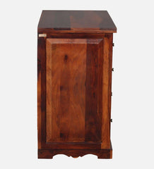 Moroccan Mosaic Mango Wood Chest Of Drawers In Honey Oak Finish