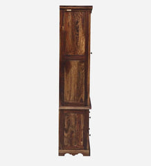 Moroccan Mosaic Handmade Mango Wood Bookcase In Provincial Teak Finish