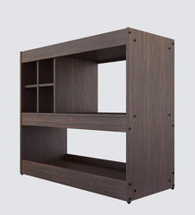 Bar Cabinet in Choco Walnut Matte Finish