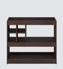 Bar Cabinet in Choco Walnut Matte Finish