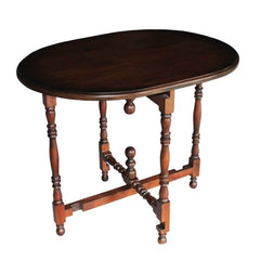 COLONIAL CIRCULAR COLONIAL WOODEN CONSOLE 90X68X76 CM