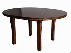 EXTENDING WOODEN TABLE, ROUND COLONIAL 120/160 cm