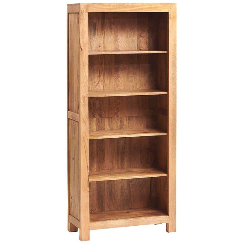 Boston Kompact Light Solid Wood Large Open Bookcase