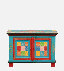 Solid Wood Hand-Painted Cabinet