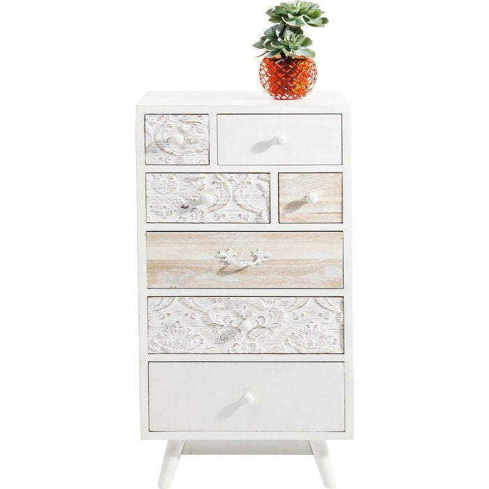 Vivid French Contemporary Tallboy chest of drawers 50x35x99