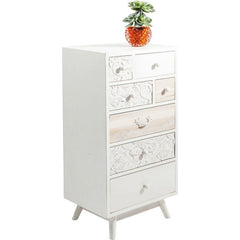 Vivid French Contemporary Tallboy chest of drawers 50x35x99