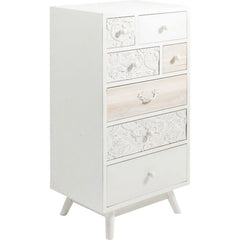 Vivid French Contemporary Tallboy chest of drawers 50x35x99