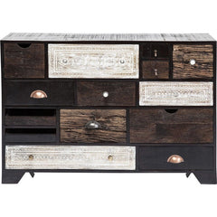 Vivid Noir Contemporary chest of drawers dresser sideboard 14 drawers