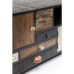 Vivid Noir Contemporary Mango Entertainment TV Unit Media Console