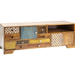 Vivid Screen Contemporary Mango Entertainment TV Unit Media Console