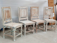 Solid Sheesham Wood Seating Chair Set of 4